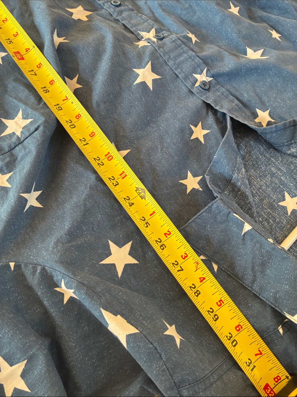 WomanWithin Size 2X Star-Print Button-Up Shirt - Unbranded - Picture 9 of 10
